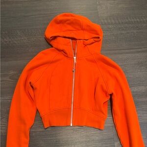 Lululemon scuba full zip crop hoodie